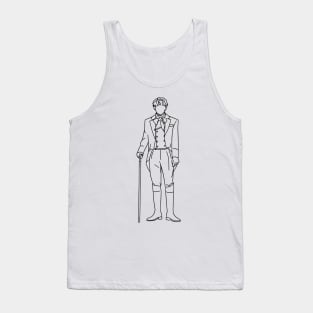 Kim Taehyung Veautiful Days line art Tank Top